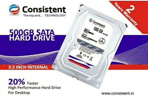 CONSISTENT 500GB SURVEILLANCE HARD DISK DRIVE